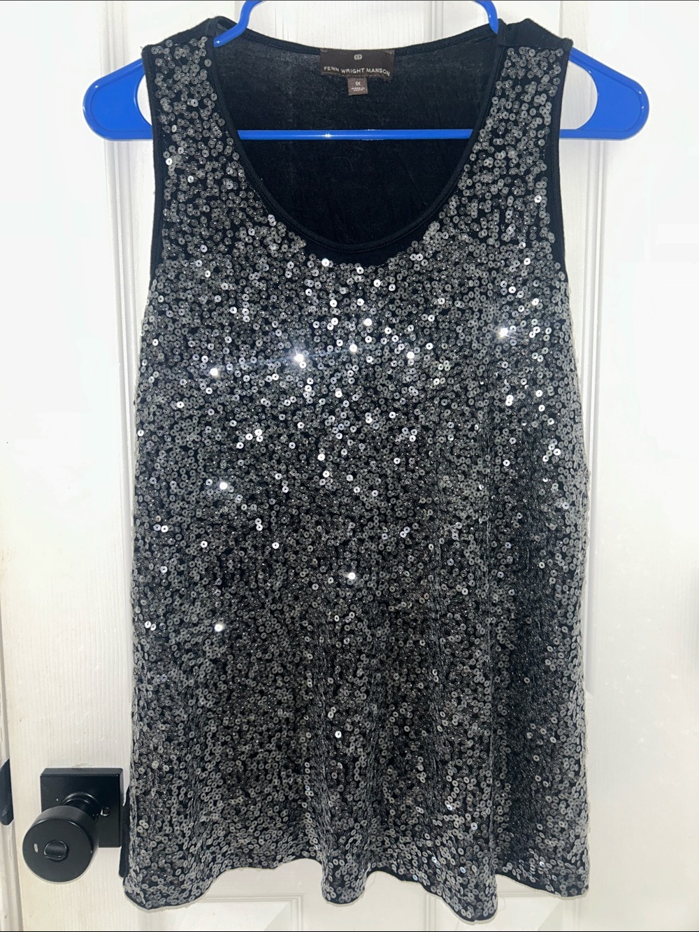 Fenn Wright Manson Sleeveless Sequin Top 🩶
